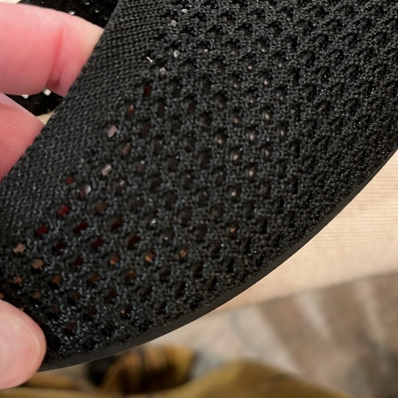 London Rag Selaris Black Fly Knit Slip On Ballerinas/NIB/9 - Picture 9 of 10